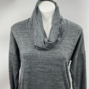 Athleta small cowl neck thumb hole sweater